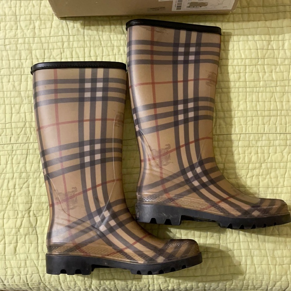 Burberry Rubber Rain Boots